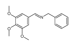 N-benzyl-3,4,5-trimethoxybenzaldimine Structure