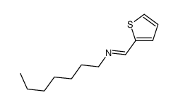 N-heptyl-1-thiophen-2-ylmethanimine结构式
