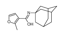 N-(1-adamantyl)-2-methylfuran-3-carboxamide结构式