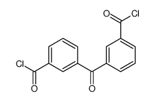 3-(3-carbonochloridoylbenzoyl)benzoyl chloride Structure