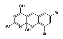 7,9-dibromo-10a-hydroxy-1H-chromeno[2,3-d]pyrimidine-2,4-dione Structure