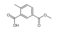 5-(甲氧羰基)-2-甲基苯甲酸结构式