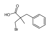 2-bromomethyl-2-methyl-3-phenylpropanoic acid结构式