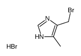 4-Bromomethyl-5-methylimidazole hydrobromide Structure