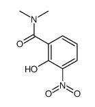 2-羟基-N,N-二甲基-3-硝基苯甲酰胺结构式