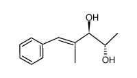 (2S,3R)-2,3-Dihydroxy-4-methyl-5-phenylpent-4-ene Structure