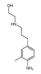 2-[3-(4-amino-3-methylphenyl)propylamino]ethanol Structure