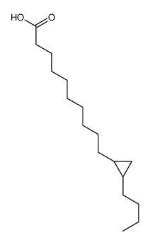 10-(2-butylcyclopropyl)decanoic acid结构式