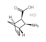 (1r,2r,3s,4s)-(-)-3-aminobicyclo[2.2.1]hept-5-ene-2-carboxylic acid hydrochloride结构式