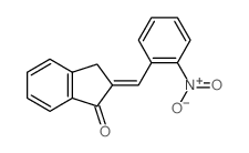 (2E)-2-[(2-nitrophenyl)methylidene]-3H-inden-1-one picture