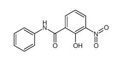 2-hydroxy-3-nitro-N-phenyl-benzamide结构式