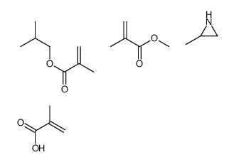 2-methylaziridine,methyl 2-methylprop-2-enoate,2-methylprop-2-enoic acid,2-methylpropyl 2-methylprop-2-enoate Structure