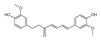1,7-bis(4-hydroxy-3-methoxyphenyl)hepta-4,6-dien-3-one Structure