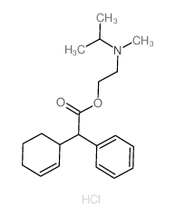 Benzeneacetic acid, a-2-cyclohexen-1-yl-,2-[methyl(1-methylethyl)amino]ethyl ester, hydrochloride (1:1) picture