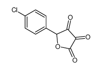 5-(4-chlorophenyl)oxolane-2,3,4-trione结构式