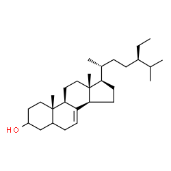 stigmast-7-enol Structure