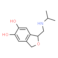 5,6-Isobenzofurandiol, 1,3-dihydro-1-[[(1-methylethyl)amino]methyl]- (9CI) Structure