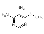 4,5-Pyrimidinediamine, 6- (methylthio)-结构式