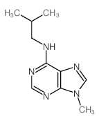 9H-Purin-6-amine,9-methyl-N-(2-methylpropyl)- Structure
