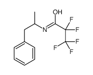 2,2,3,3,3-pentafluoro-N-(1-phenylpropan-2-yl)propanamide Structure