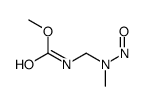 methyl N-[[methyl(nitroso)amino]methyl]carbamate Structure