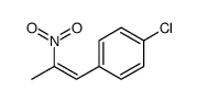 1-(4'-Chlor-phenyl)-2-nitro-propylen-(1,2)结构式