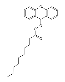 9H-xanthen-9-yl decaneperoxoate结构式