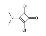 2-Cyclobuten-1-one,2-chloro-3-(dimethylamino)-4-hydroxy- structure
