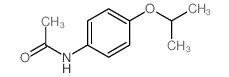 Acetamide,N-[4-(1-methylethoxy)phenyl]- structure