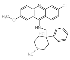 6-chloro-2-methoxy-N-[(1-methyl-4-phenyl-4-piperidyl)methyl]acridin-9-amine picture