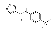 3-Thiophenecarboxamide,N-[4-(1,1-dimethylethyl)phenyl]-(9CI)结构式