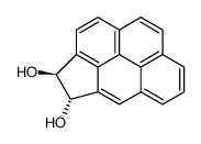 3,4-dihydroxy-3,4-dihydrocyclopenta(cd)pyrene Structure