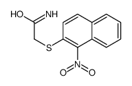 2-(1-nitronaphthalen-2-yl)sulfanylacetamide Structure