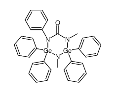 1,3-dimethyl-2,2,4,4,5-pentaphenyl-1,3,5,2,4-triazadigerminan-6-one Structure