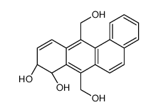 (8S,9S)-7,12-bis(hydroxymethyl)-8,9-dihydrobenzo[a]anthracene-8,9-diol结构式