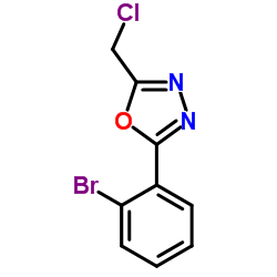 2-(2-BROMO-PHENYL)-5-CHLOROMETHYL-[1,3,4]OXADIAZOLE picture