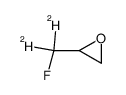 3-fluoro-1,2-epoxypropane-3,3-d2结构式