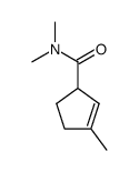 2-Cyclopentene-1-carboxamide,N,N,3-trimethyl- Structure