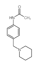 N-[4-(1-piperidylmethyl)phenyl]acetamide结构式