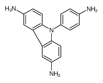 9-(4-aminophenyl)carbazole-3,6-diamine Structure
