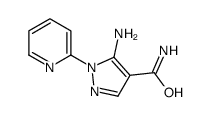 5-Amino-1-(2-pyridinyl)-1H-pyrazole-4-carboxamide结构式