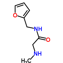 N-(2-FURYLMETHYL)-2-(METHYLAMINO)ACETAMIDE结构式