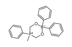 2,2,5-triphenyl-5-methyl-1,3,2,5-dioxaborataphosphoniarinane结构式