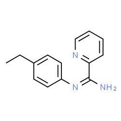 2-Pyridinecarboximidamide,N-(4-ethylphenyl)-(9CI)结构式