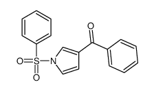 [1-(benzenesulfonyl)pyrrol-3-yl]-phenylmethanone结构式