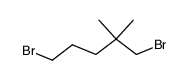 1,5-dibromo-2,2-dimethylpentane结构式