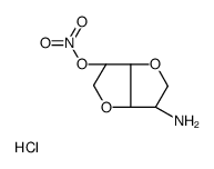 5-Amino-5-desoxy-1,4:3,6-dianhydro-D-glucit-2-nitrat-hydrochlorid [Ger man]结构式