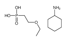 cyclohexanamine,2-ethoxyethylphosphonic acid Structure