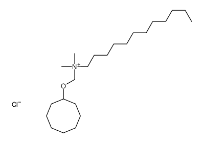cyclooctyloxymethyl-dodecyl-dimethylazanium,chloride Structure