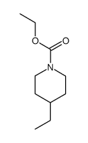 ethyl 4-ethylpiperidine-1-carboxylate结构式